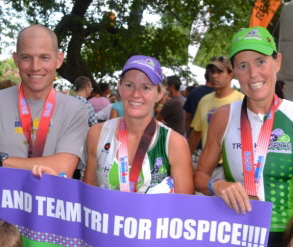 Team Tri for Hospice at the Ironman Chamionship Race